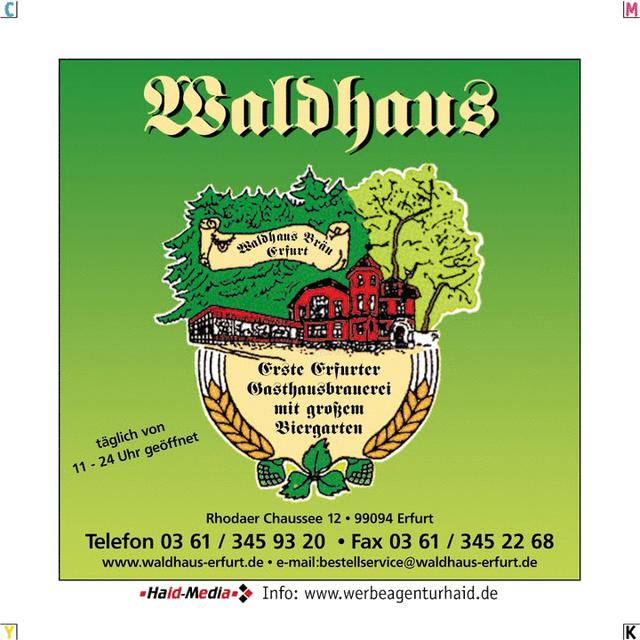 Waldhaus Öffnungszeiten, Rhodaer Chaussee in Erfurt